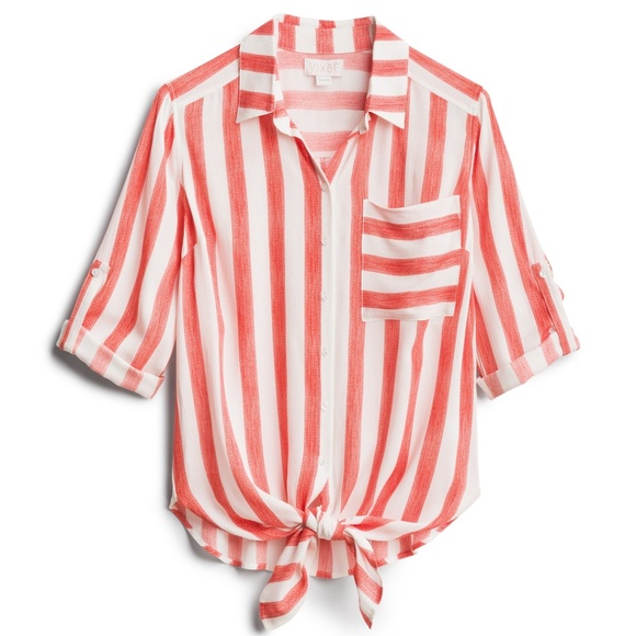 VIXBE- StitchFix Tops - Striped Shirt